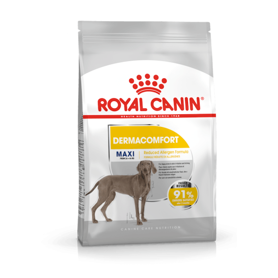 Royal Canin Maxi Dermacomfort Care – Hrană Uscată pentru Câini de Talie Mare cu Piele Sensibilă – 12 kg